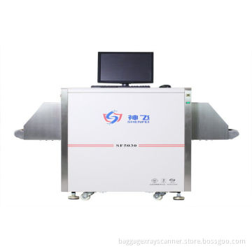 Bags Luggage Parcel Cargo X Ray Inspection System With 10mm